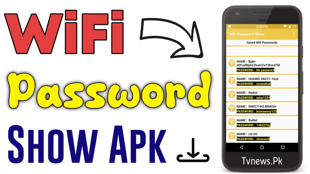 Show WiFi Password